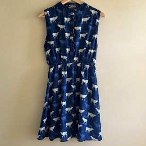 Paper Plane Deer Dress